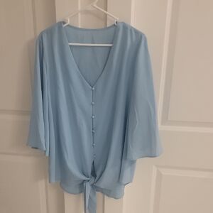 Light Blue Women's Top